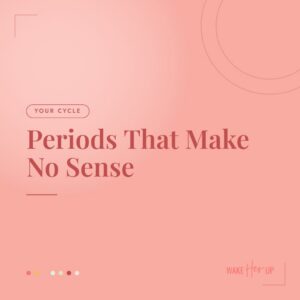 Irregular and heavy periods in perimenopause